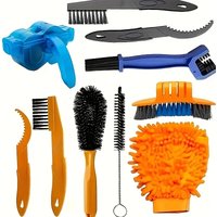 AliExpress NONE 4 to10pcs Bike Chain Cleaning Kit PP Black Includes Brushes Scraper Cloth for Mountain Bike Perfect Christmas Thanksgiving Gift