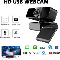 Null 2K/4K HD Mini Webcam for pc Webcam 4k camera de segurança wifi Supports Laptop Desktop Computer Suitable For Live Video