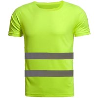 AliExpress 1PC Night Running Basketball Cycling Reflective Safety T-Shirt Short Sleeve High Visibility Tees Construction Clothing