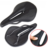 AliExpress ELITA ONE Super Light Carbon Saddle 240x143/155mm 96g MTB Road Bike Leather Cushion Cycling Seat for Men Women