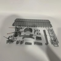 Metal M1A2 Abrams TUSKI RC Tank Upgrade Spare for Heng Long Tamiyaya Trumpter 1/16 Plastic 3918 Tank Toucan Accessoriess TH21291