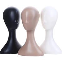 1PCS Professional Female Plastic Abstract Mannequin Manikin Head Model Wig Hat Hair Display Stand Holder Practicing Model