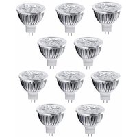 12V LED Bulb MR16 Spotlight 3W 4W 5W High Power LED Downlight Light Warm/Cool White LED Lamp 10pcs/Lot