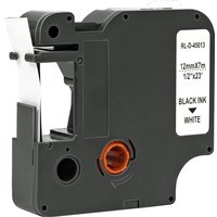 45013 Label tape compatible Dymo D1 tapes 12mm back on white Printer Label for Dymo Label Manage LM 160 420P 280 Label Maker