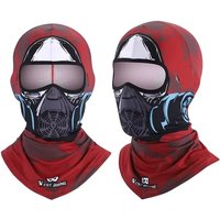 AliExpress West Biking WEST BIKING 3D Skull Pattern Motorcycle Balaclava Summer UV Protection Cycing Caps For Men MTB Road Bike Full Face Ice Silk Mask