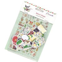 Creative Path Scrapbooking Die Cuts Ephemera Diecut Paper Cutouts Gold Foil Christmas Die Cuts For Crafts Journaling Card Making