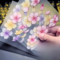 AliExpress NONE 11PCS JDM Sakura Road Bicycle Frame Stickers Top Tube Waterproof Flower DIY Decoration Accessories Bike Durable Vinyl Decals