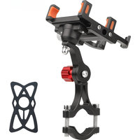 AliExpress DEEMOUNT Deemount Bike Mobile Phone Support Rack 360-degree Rotation Smartphone Holder Bracket 6 Claw Phone Stand 18-32mm Handlebar Mount