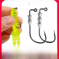 Mrlurion 0.6g 1g hook size #1/0 ,#2/0 Hover Strolling Hooks High Carbon Steel Jig Head Hook Bass Trout Fishing Tackle Accessorie