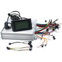AliExpress EVFITTING Dual drive 48/60/72V 1500W BLDC Electric scooter controller E-bike 2 pcs brushless speed driver and 1Pcs GT981 Display one set