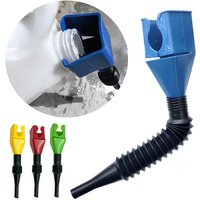 Plastic Gasoline Engine Oil Funnel Filter Transfer Tool Car Motorcycle Refueling Funnel Kit Fluid Change Filling Transfer Tool