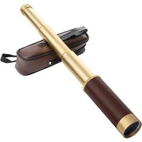 Monocular Handheld Binocular Telescopic Brass 25x30 Zoom Portable Pirate Binoculars Cruising Travel Hiking Hunting etc.
