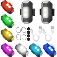 AliExpress GZQGT Universal Strobe Light for Motorcycle USB Car Warning Lamp LED Anti-Collision Bike Drone Night Flying Mini Flashing Signal Light