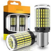 2x 3014 144smd LED Bulbs Canbus S25 1156 BA15S P21W BAU15S PY21W T20 W21W 7440 1157 BAY15D P21/5W For Reverse Turn Signal Light