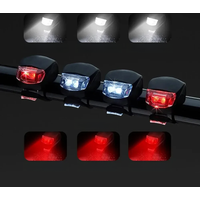 AliExpress cycle zone Bike Light Set Silicone Waterproof Bicycle Head Front Lamp and Taillight Flashlight for Bike Warning Lights Cycling Accessories