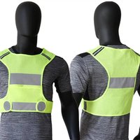 AliExpress NONE Reflective Vest Adjustable Breathable Lightweight Safety Vest High Visibility Jogging Cycling Night Running Sports Vest