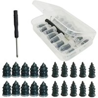 21-10PCS Tire Repair Nail Self-Tapping Screw Plastic Nail Soft Rubber Screw Suitable For Car Motorcycle Tire Puncture Repair