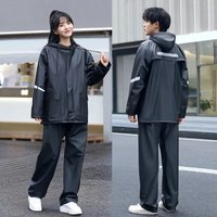 AliExpress Adult Raincoat Rainpants Waterproof Reflective Rain Coat Set Suit Outdoor Cycling Motorcycle Hiking Rainproof Jacket Equipment