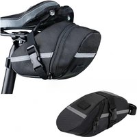 AliExpress NONE Bicycle Saddle Bag Nylon Waterproof Mountain Road Bicycle Disglement Bag Universal Light Outdoor Riding Supplies Ail Storage Bag