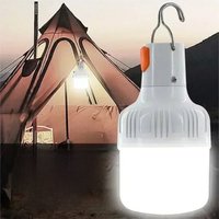 60W Emergency Light Outdoor Camping Supplies Edc Outdoor USB Rechargeable LED Light Bulb Lantern Hiking Sports Entertainment