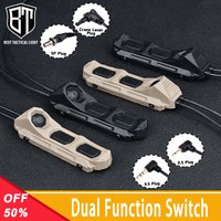 WADSN Tactical AXON Remote Wire Control Dual Function Pressure Switch Flashlight PEQ NGAL Laser Button SF/2.5/3.5/Crane Plug
