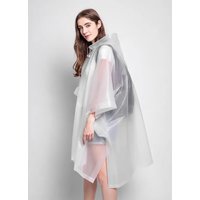 AliExpress Lemonkid Big Rain Poncho 110*130CM EVA Unisex Raincoat Thickened Raincoat Women Waterproof Men Camping Bicycle Waterproof Rainwear