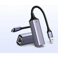 UGREEN USB Ethernet Adapter 2.5G 2500Mbps USB3.0 Network Card for Laptop PC NAS Server Windows Mac OS USB-A/C Internet Adapter