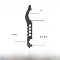 AliExpress NONE WADSN Tactics Multitasker M4 TOOLS Multipurpose Maintenance Screwdriver Keychain Bicycle Repair Buffer Tube Modification AR15