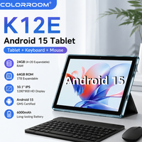COLORROOM K07 K12 Android 11/15 Tablet 7/10,1 Zoll, 6GB+32GB/24GB+64GB, WLAN-Tablet-PC für Studium, Arbeit und Unterhaltung