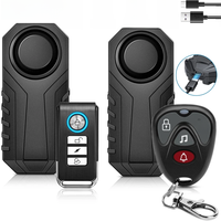 AliExpress NONE Anchtek 113dB USB Rechargeable Bike Alarm Wireless Alarma Moto Vibration Sensor Warning Alarm System For Motorcycle Electric Car