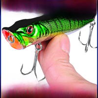 FLYSAND Hot Selling Popper Lure Topwater Bait Fishing Bait Hard Bait 93mm/12.5g Artificial Wobblers Plastic Fishing Tackle Tools