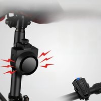 AliExpress Rockbye Bike Bell USB Rechargeable Motorcycle Electric Horn MTB Road Cycling Remote Control Anti-theft Alarm Bicycle Accessories