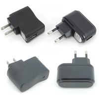 AC to DC EU/US 5V 1A 1000ma USB port Charging Power Adapter Supply plug mobile phone Wall Charger 100V-240V led light