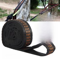 2/4Pcs Hammock Straps Special Reinforced Polyester Straps For Outdoor Camping Black Hammock Straps High Load-bearing Rope Strap