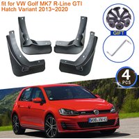 4x for VW Golf MK7 R-Line GTI Hatch Variant 2013~2020 Volkswage Mudguards Splash Guards Mudflap Front Wheels Fender Accessories