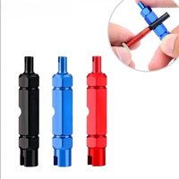 AliExpress NONE 3-in-1 Bike Multifunctional Valve Core Remover Tool Wrench Spanner For Bicycle Schrader and Presta Valve Extender