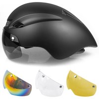 225G kask rowerowy męski Ciclismo Road Mtb rower górski Lronman Triathlon TT kask soczewki gogle umiejętność sprzętu