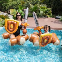1PC Inflatable Floating Water Toys,Floating Bed Pool Lounger Giant Floats Ride Boat Raft for Pool Party Beach Swimming Pool