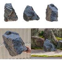 PU Foam Fake Landscape Rock Highly Simulation Multifunctional for Photography Prop Lightweight Decorative Stone Yard Ornament