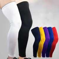 AliExpress NONE 1Pc Full Leg Sleeves Long Compression Leg Sleeve Knee Sleeves Protect Leg, For Man Women Basketball Cycling Football Running