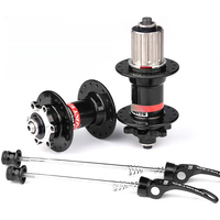AliExpress NONE Novatec D041SB D042SB Hub MTB Bicycle Disc Card Brake Hub 28/32/36 Holes Red Black 8/9/10/11 speed Mountain bearing Hubs