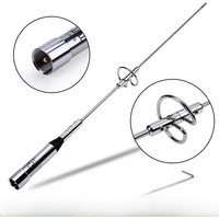 NR-770S Dual Band VHF/UHF Car Mobile Ham Radio Antenna 145/435MHz High Gain Amateur Car Radio Antenna with PL Connector
