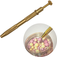 Cake Tool Cake Precision Tweezers Set 4 Claws Tweezer Alloy Knurled Finger Handle Sugar Pearls Clip FONDANT TOOL