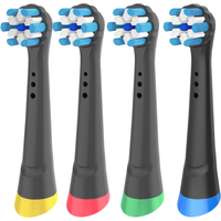 Toothbrush Head Compatible with OB iO Brush Heads Electric Toothbrush Replacement Heads for IO 3/4/5/6/7/8/9/10,4 Pack