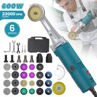 Keramikfliesen-Installationswerkzeug 380W Elektrischer Geradschleifer 6-Gang Variable Geschwindigkeit Reinigungsmaschine Schleifmaschine Poliermaschine