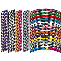 AliExpress NONE Bicycle Rim Stickers width 20mm MTB Road Bike Wheelset Decals Cycing Decorative Film 26 27.5 29 700C Generic Bike Accessories