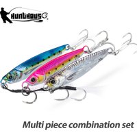 Hunthouse 3PCS/6PCS Metal Jig Fishing Lure Sinking Slow Jigging 7g-80g Bait Saltwater Artificial Pike SeaBass Tackle