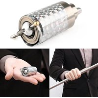 NEW EDC Metal Magic Telescopic Stick Rod Martial Arts Magic Pocket Outdoor Car Steel Wand Elastic Stick Hollow Adjustable Stick