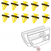 50PCS Auto Fastener clips Car plastic fixed clip For Mercedes Benz A Class W168 W169 W176 W177 C Class W203 W204 W205 ML350 AMG