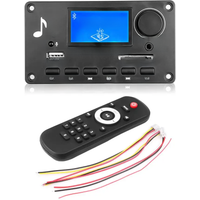 Kebidu 12V LCD MP3 Decoder DAC Bluetooth V5.0 Audio Receiver APE FLAC WMA WAV Decoder Support Recording Radio Lyrics Display
